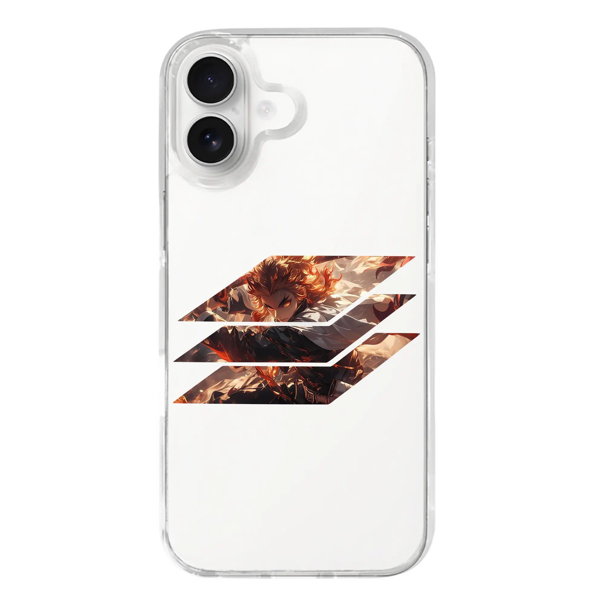 鬼滅の刃 グッズ,煉獄 杏寿郎 - iPhone 17シリーズ 透明スマホケース – 薄型・耐衝撃・精密フィット保護カバー